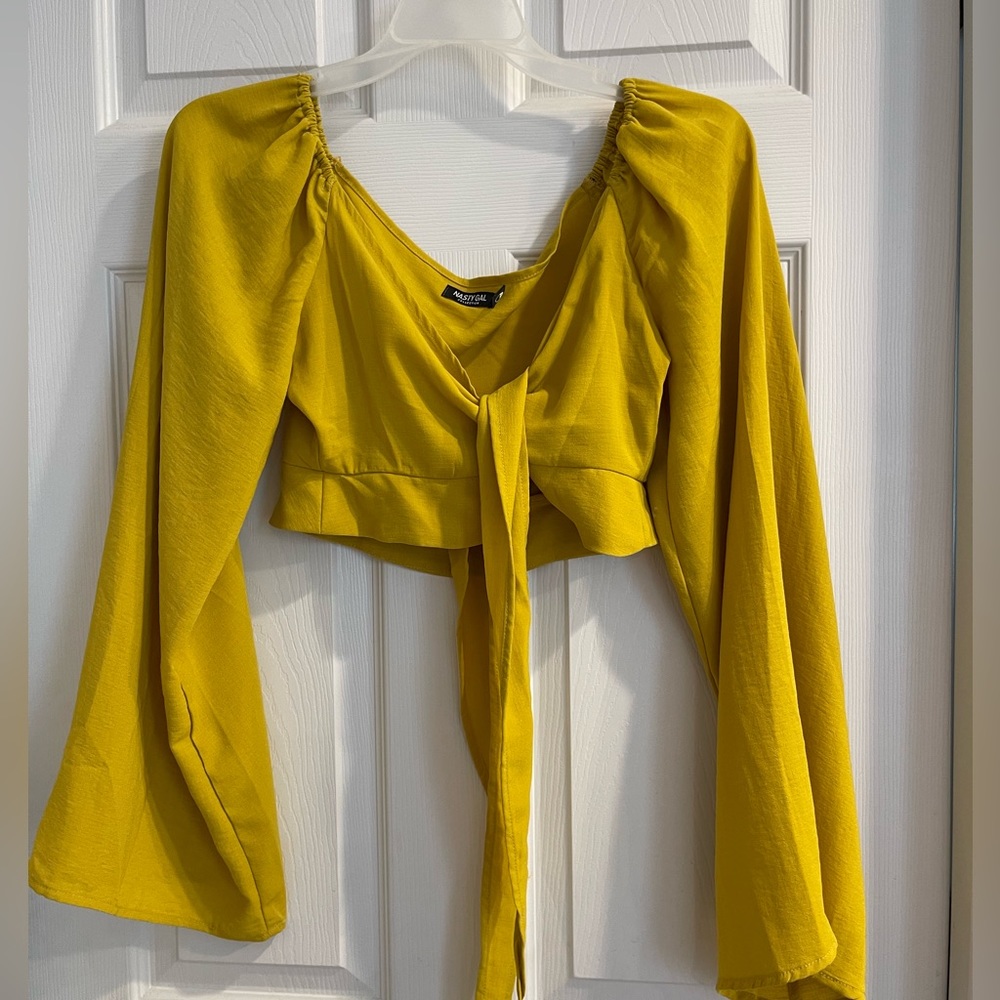 Urban Outfitters Tie Front Crop Top